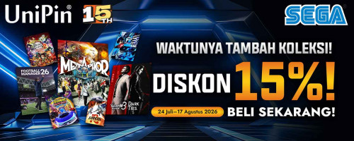 Waktunya Tambah Koleksi Game SEGA dengan Diskon 15%!